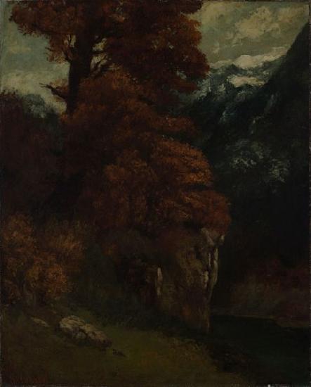 Gustave Courbet The Glen at Ornans oil painting image